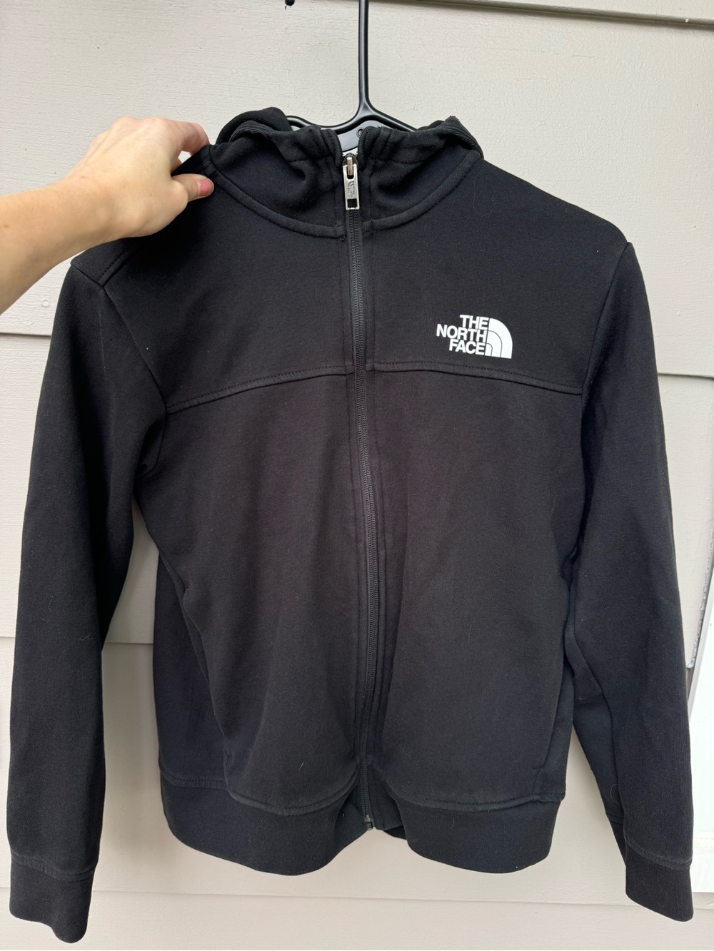 The North Face Kids Black Full-Zip Hooded Jacket